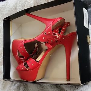 BEBE size 11 Red Heels